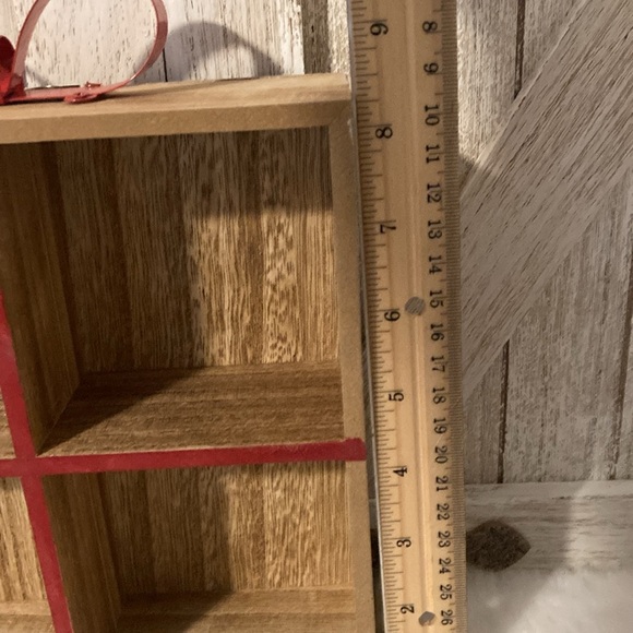 Target BP 2022 Wood Christmas Present Wall Shelf or Tabletop Decor - Picture 7 of 8